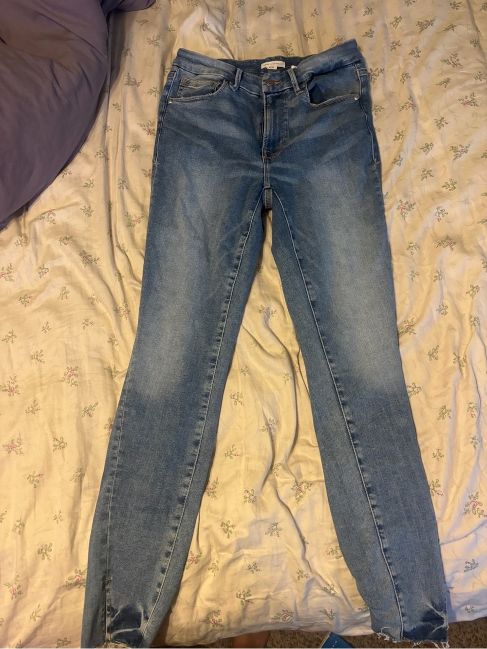 Good American Light Blue Skinny Jeans